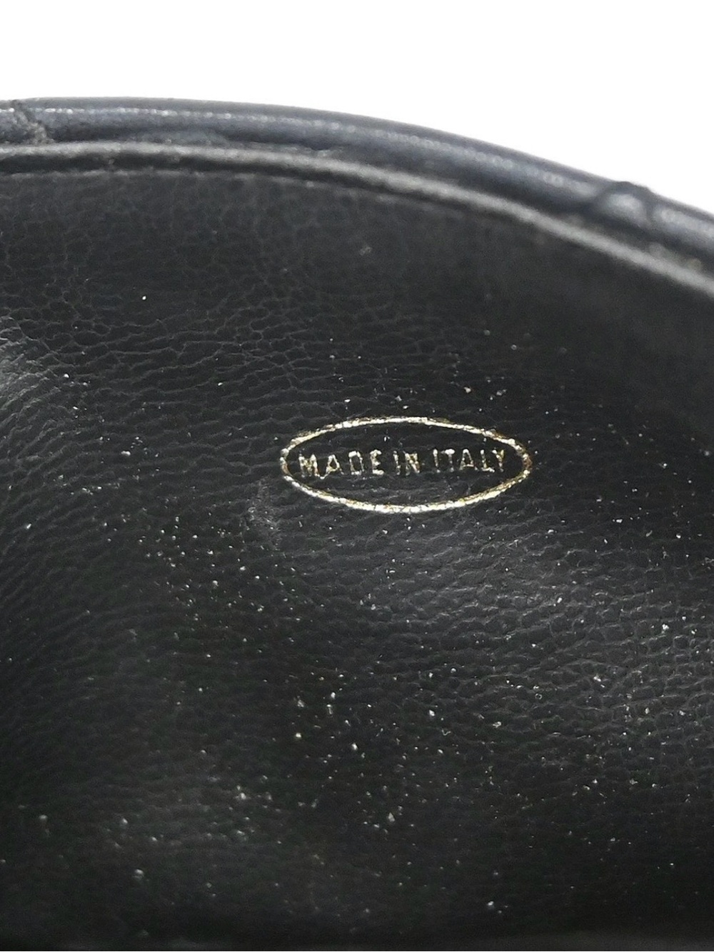 Authentic CHANEL 1991 black lambskin vintage mini belt bum bag waist 70cm - Picture 9 of 10